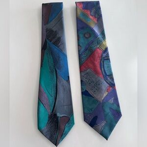 Vintage 80’s Multicolor Ties
